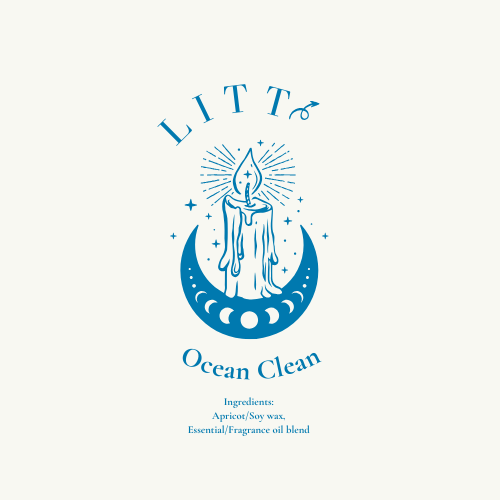 Ocean Clean Crystal Candle